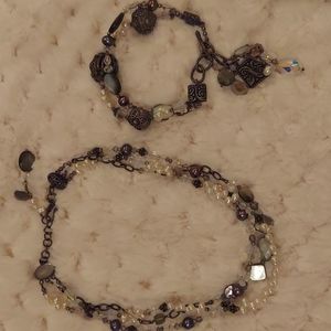 Tres Jolie necklace and bracelet